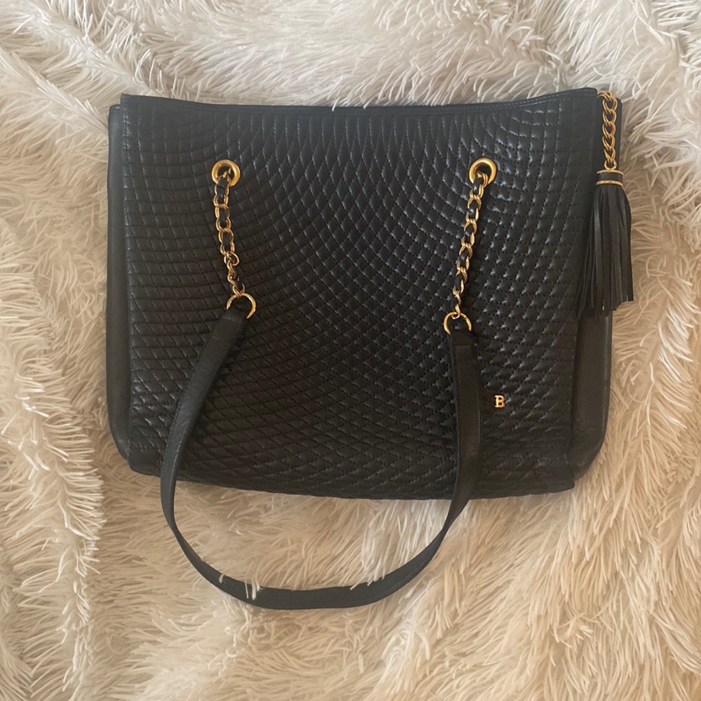 Authentic Bally Quilted Handbag